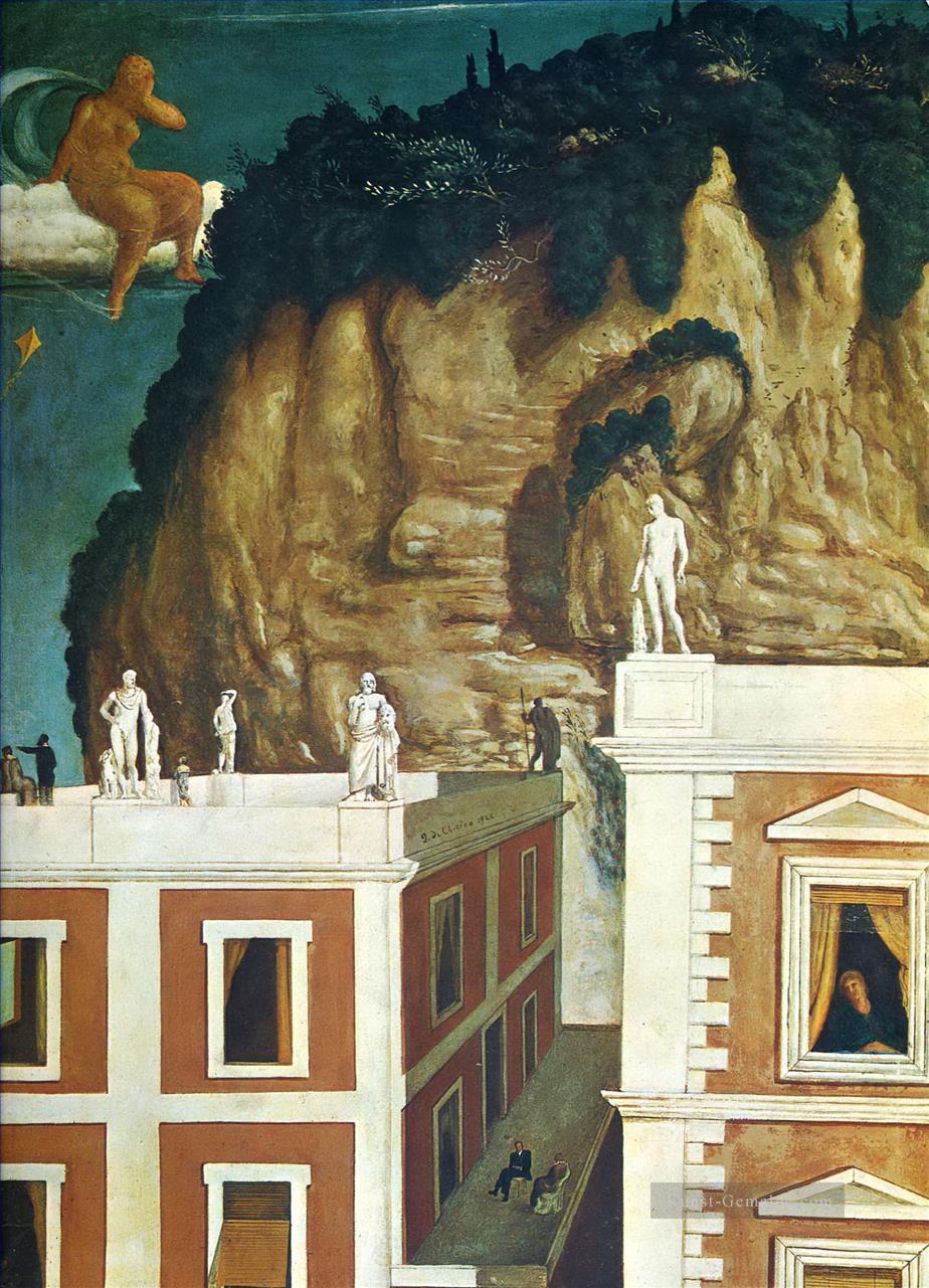 Seltsame Reisende 1922 Giorgio de Chirico Surrealismus Ölgemälde